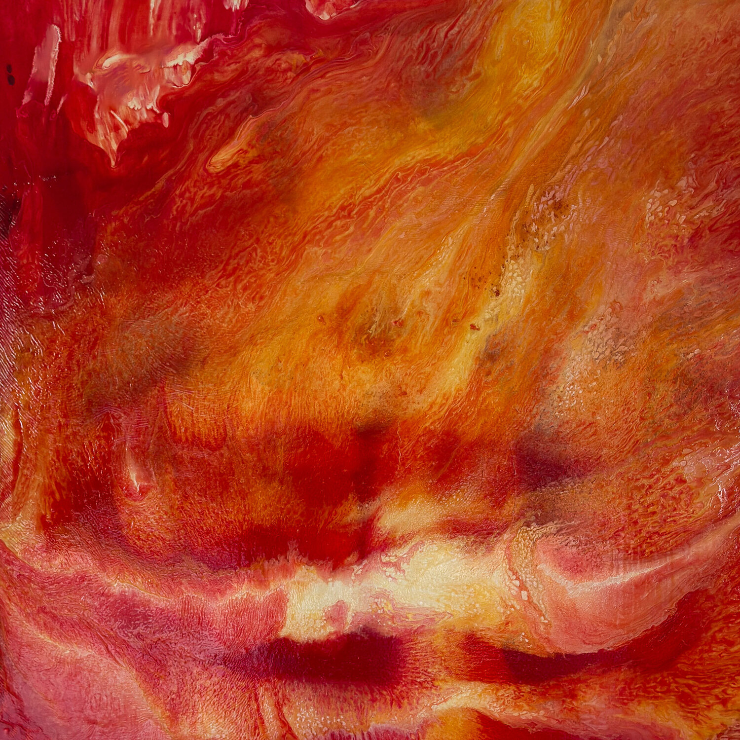 FIRE claire lassonnery Original painting for sale