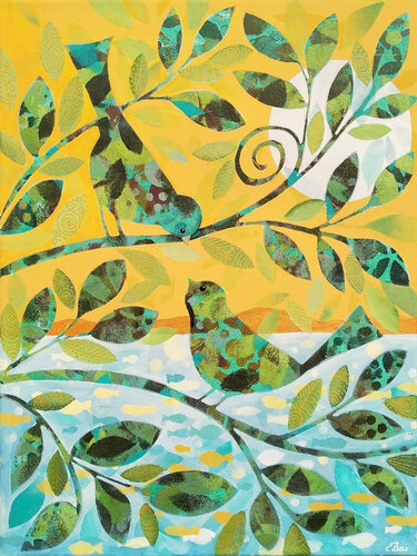 Corteggiamento by Daniela Prezioso Einwaller, Painting for Sale on Select