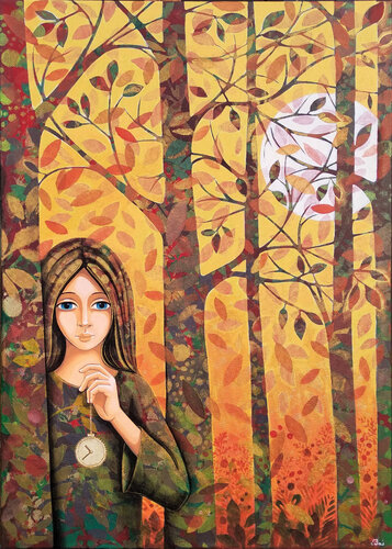 Attesa by Daniela Prezioso Einwaller, Painting for Sale on Select