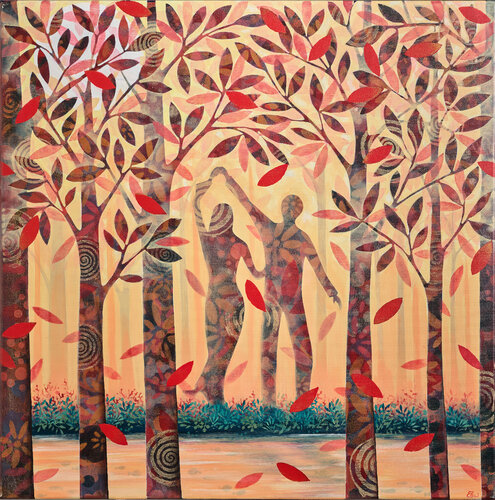 Danza d'autunno by Daniela Prezioso Einwaller, Painting for Sale on Select