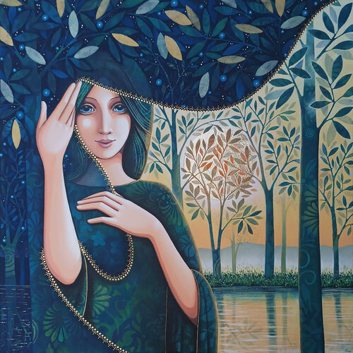 Rivelazione dell'alba by Daniela Prezioso Einwaller, Painting for Sale on Select