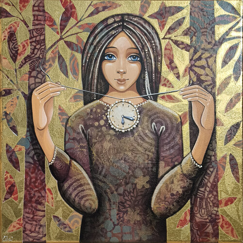 l'attimo infinito by Daniela Prezioso Einwaller, Painting for Sale on Select