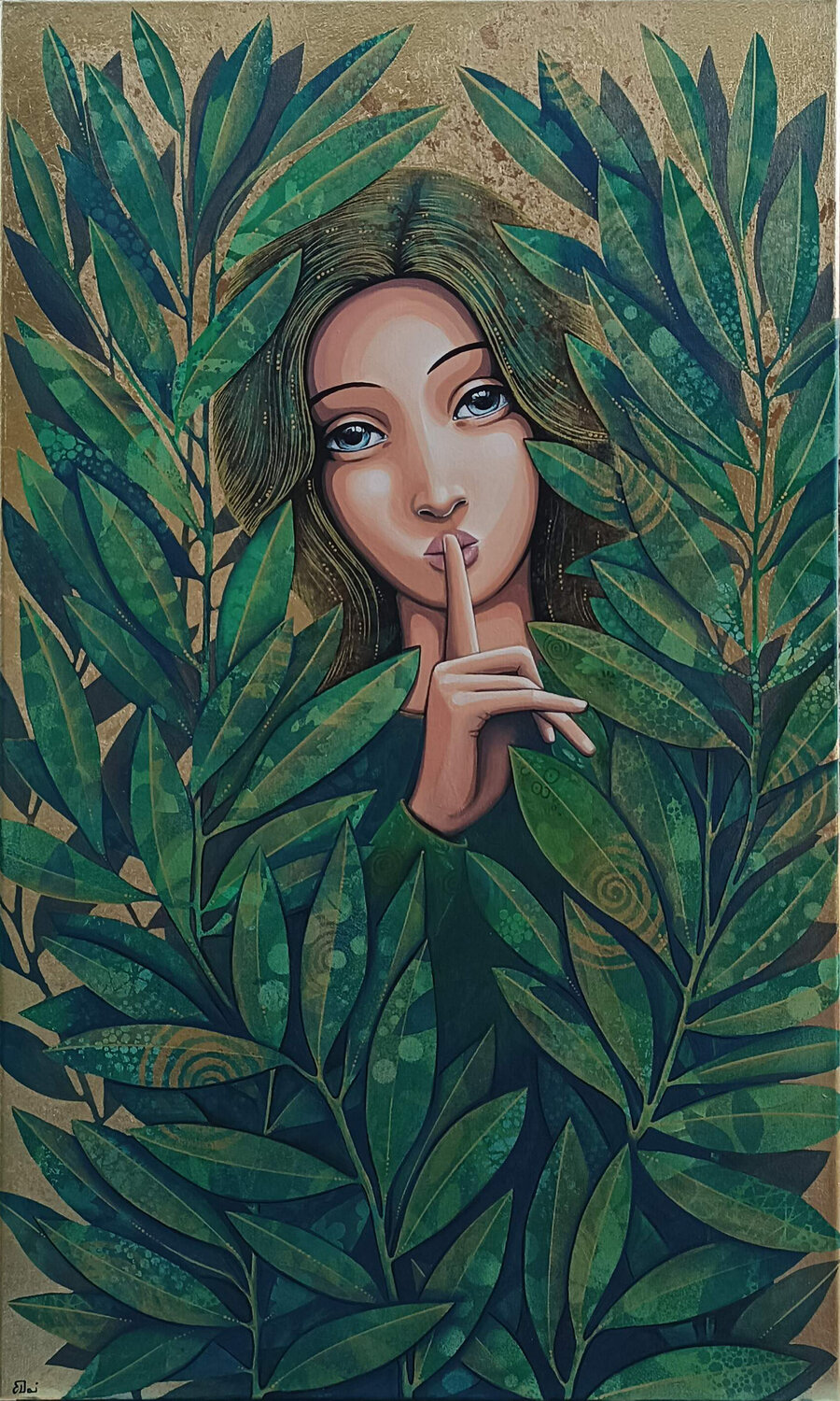 Silenzio Daniela Prezioso Einwaller Original painting for sale