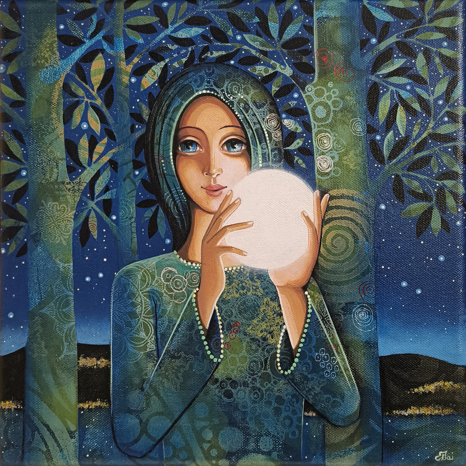Luce Daniela Prezioso Einwaller Original painting for sale