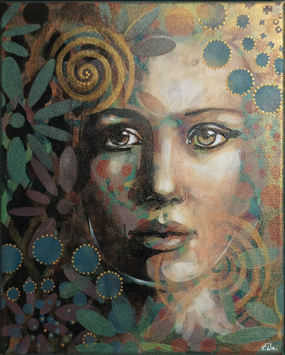 Visione di vita Daniela Prezioso Einwaller Original painting for sale