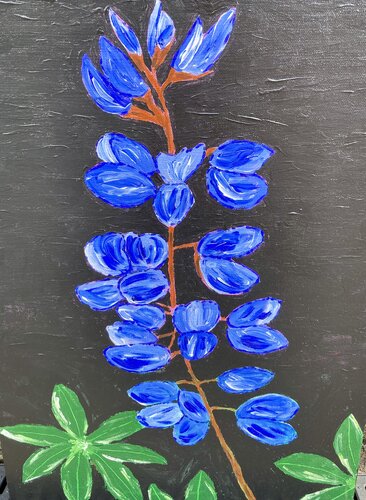 Lupines flowering by Ruth Breen, Painting for Sale on Select