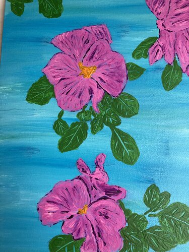 Pansies Blue by Ruth Breen, Painting for Sale on Select