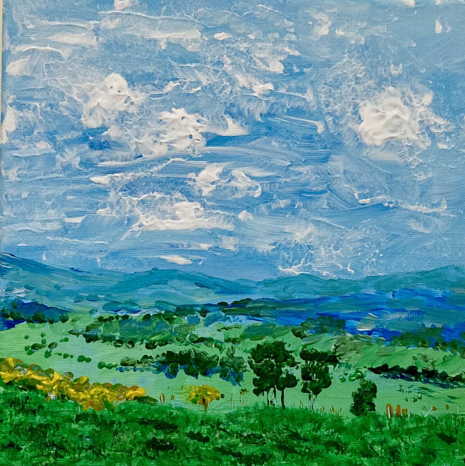 Staffordshire Moorlands Ruth Breen Original painting for sale