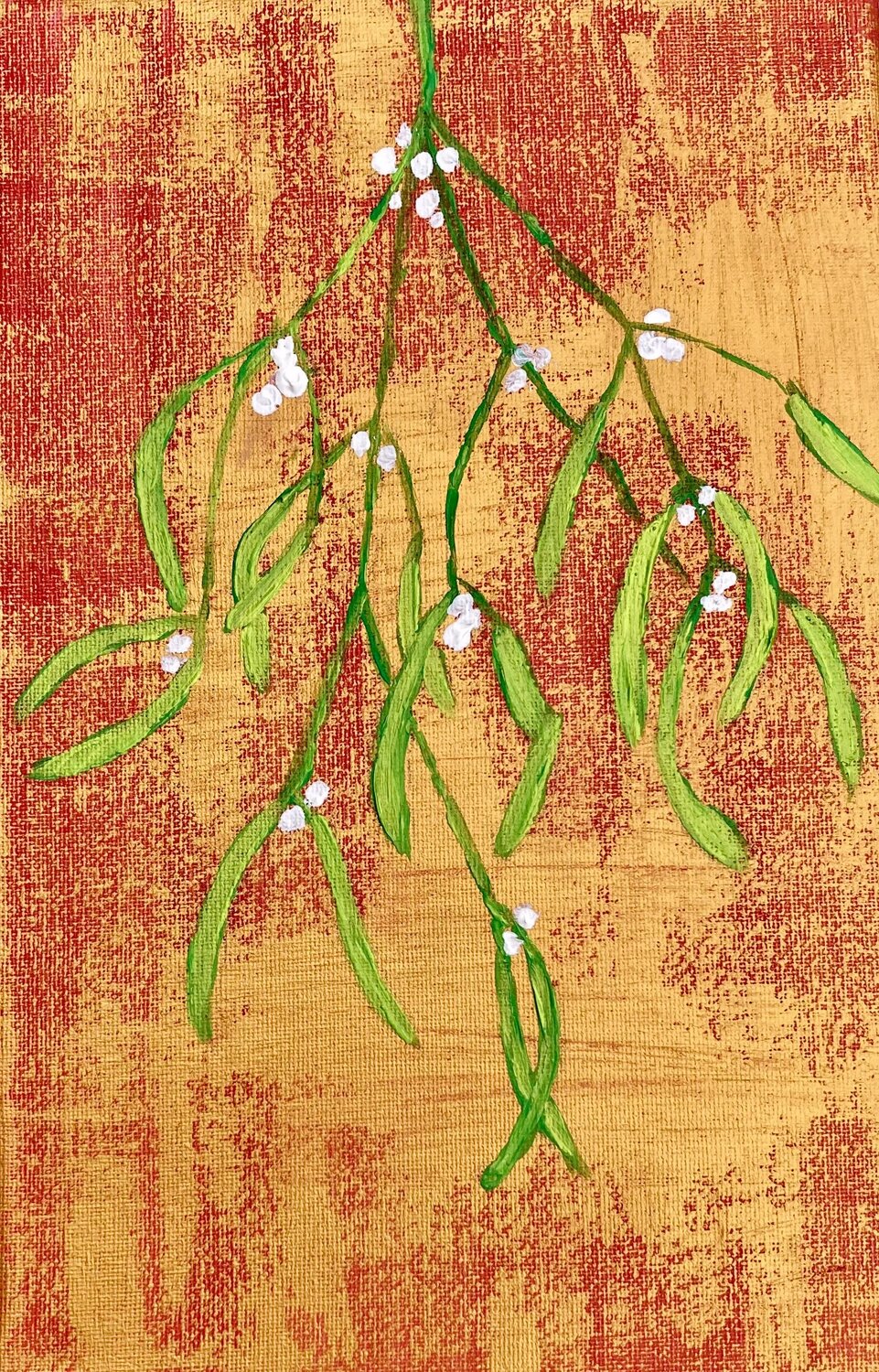 Mistletoe Ruth Breen Original painting for sale