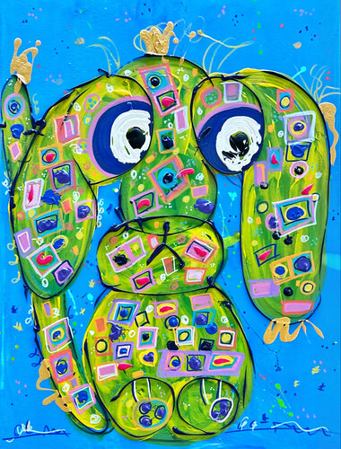 Street Dog No: 5 by ANKE NEUFING, Painting for Sale on Select
