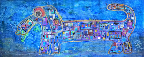 Street Dog No. 2 by ANKE NEUFING, Painting for Sale on Select