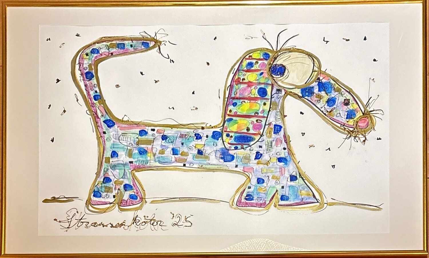 Dyptychon Part 2 ANKE NEUFING Original painting for sale