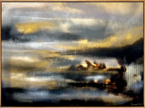 The Silent Drift by Lumière 104.5cm x 79cm by DEBORAH LANG, Painting for Sale on Select