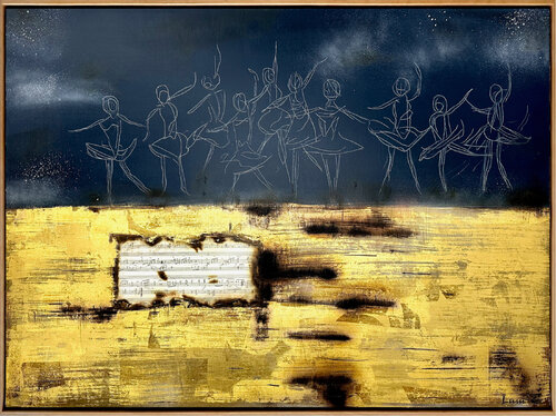 Shards of Grace by Lumière 104.5cm x 79cm by DEBORAH LANG, Painting for Sale on Select