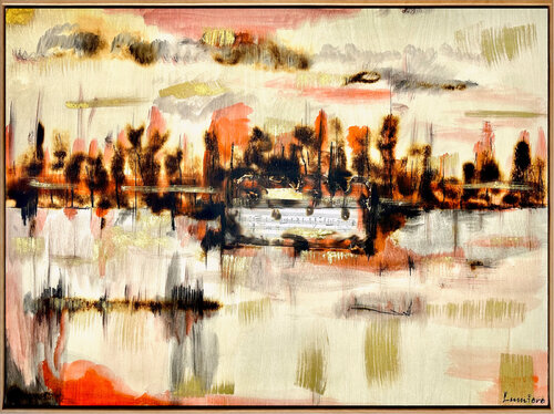 The Last Glow by Lumière 104.5cm x 79cm by DEBORAH LANG, Painting for Sale on Select