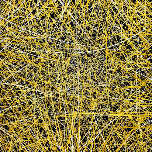 Sparkler 117cm x 117cm by DEBORAH LANG, Painting for Sale on Select