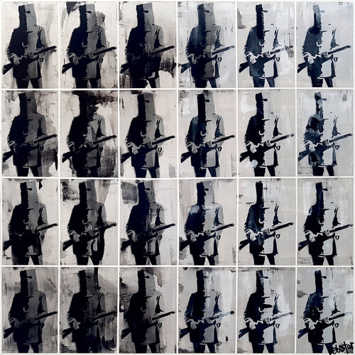 Ned’s Army 122cm x 122cm by DEBORAH LANG, Painting for Sale on Select