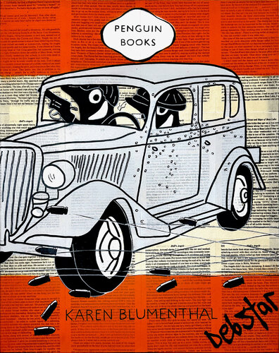 Penguin Book Bonnie and Clyde 40.5cm x 51cm by DEBORAH LANG, Painting for Sale on Select