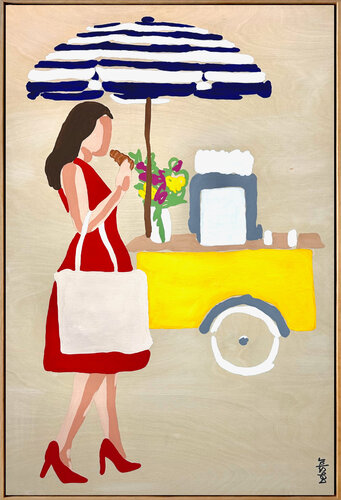 Snapshots of Summer Market by DEBORAH LANG, Painting for Sale on Select
