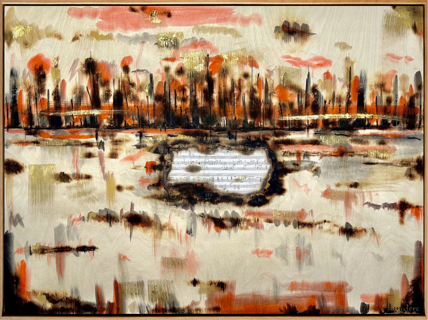 Whispers of Dusk by Lumière 104.5cm x 79cm DEBORAH LANG Original painting for sale