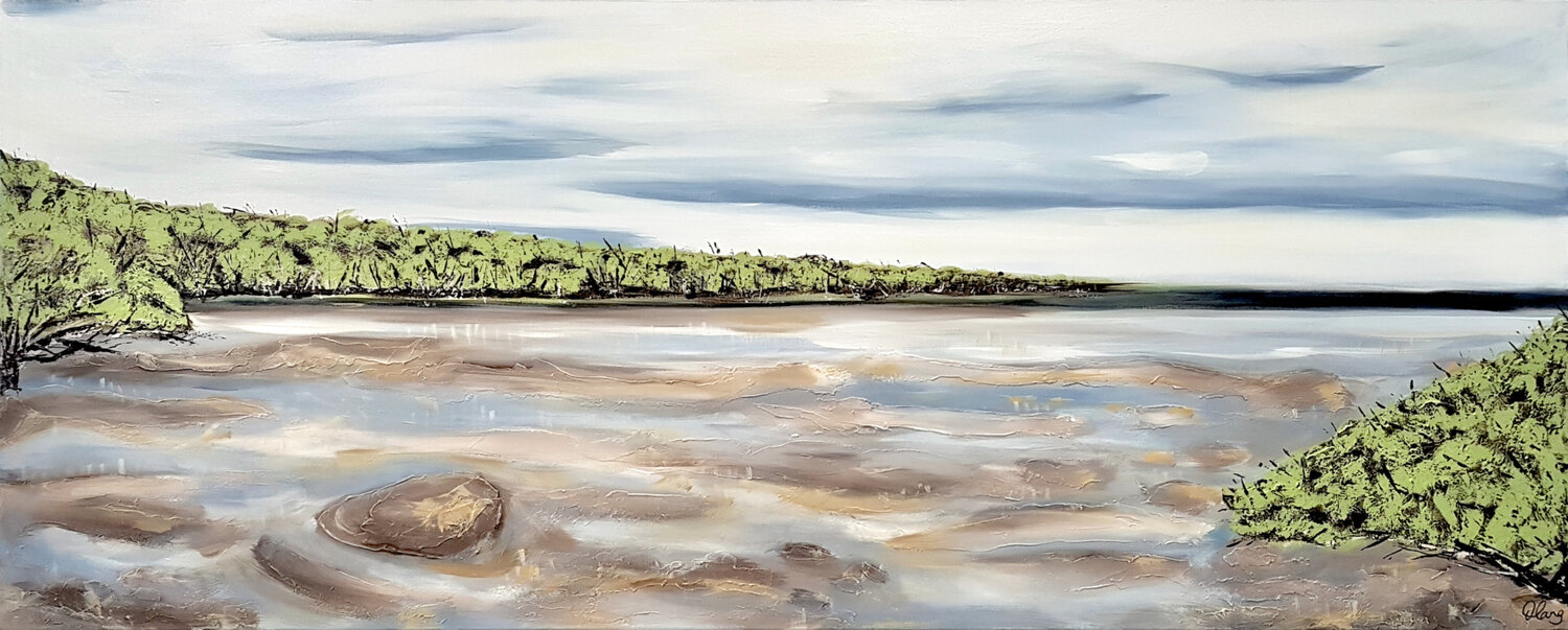 Salty Forest 152cm x 61cm DEBORAH LANG Original painting for sale