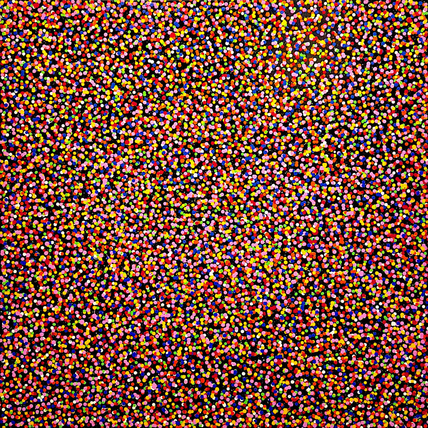 Hundreds and Thousands 122cm x 122cm DEBORAH LANG Original painting for sale