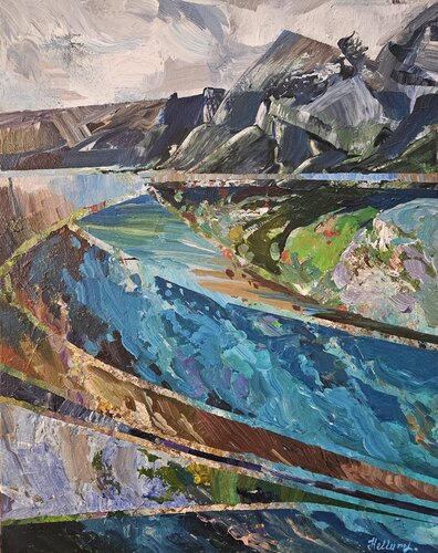 Norwegian Crystall Resonance (Framed) by Tatiana Hellum, Painting for Sale on Select