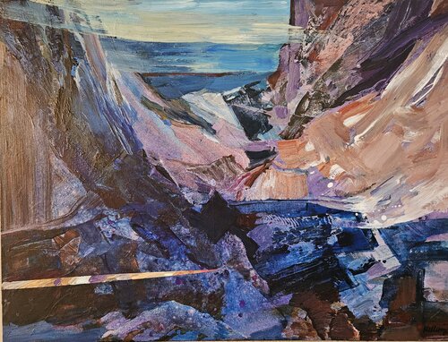 The Step Comes Before the Road by Tatiana Hellum, Painting for Sale on Select