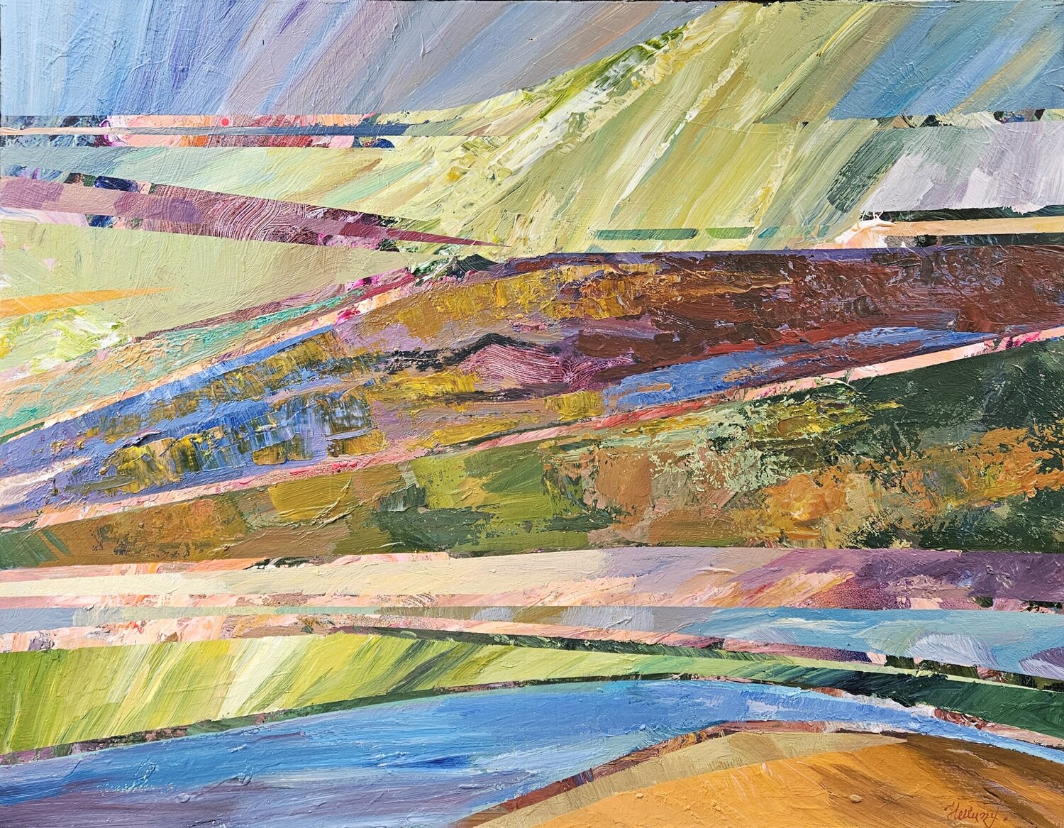 The Summer Within Tatiana Hellum Original painting for sale