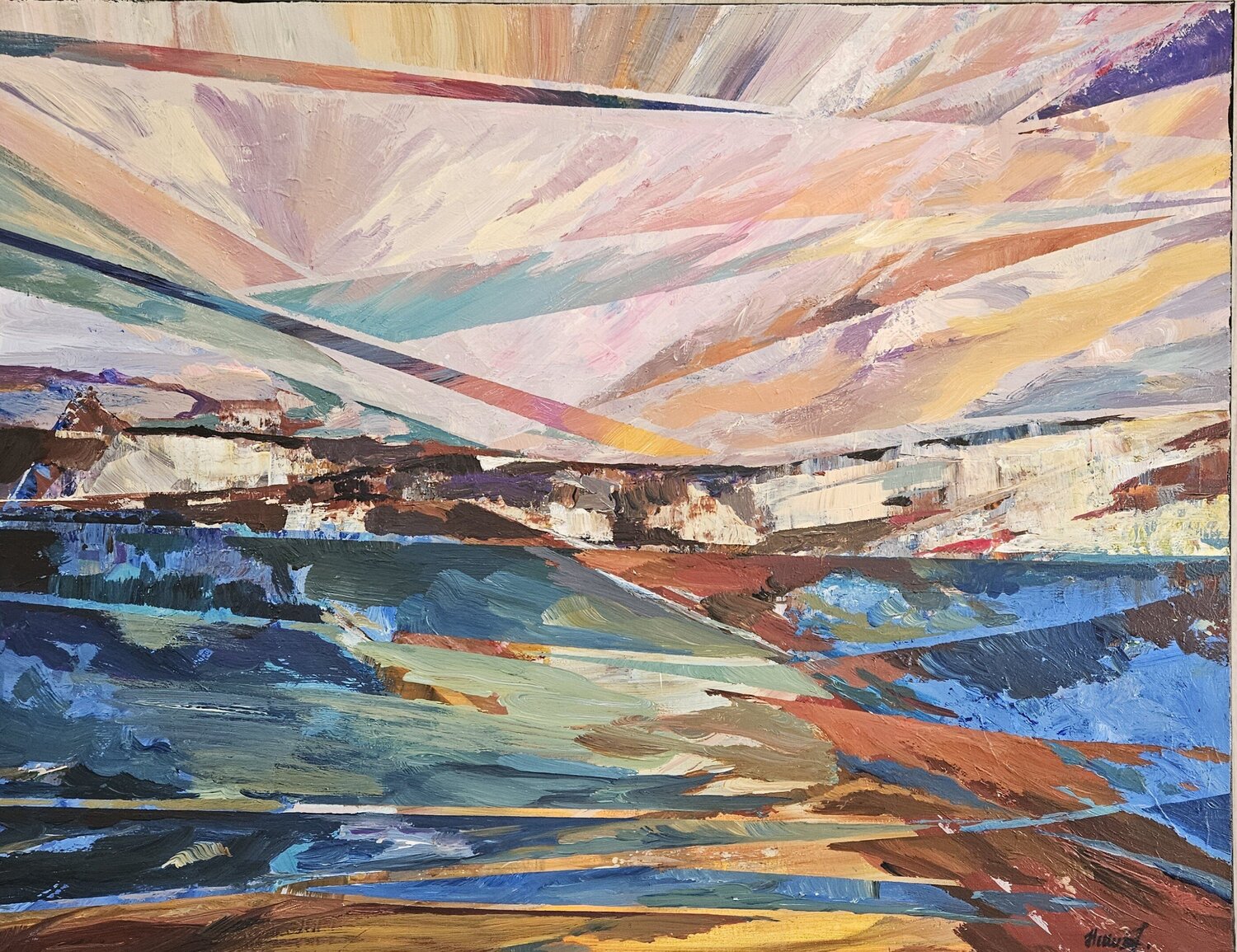 Kaleidoscope of Feelings Tatiana Hellum Original painting for sale
