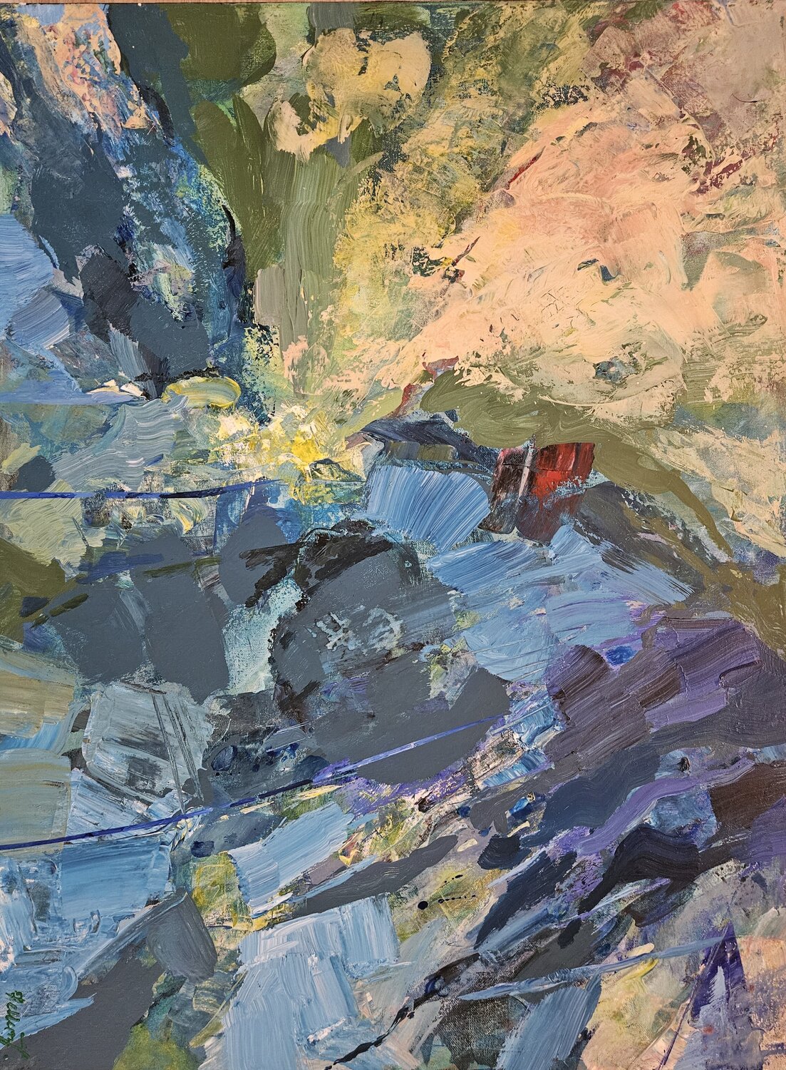 All This Exist Tatiana Hellum Original painting for sale