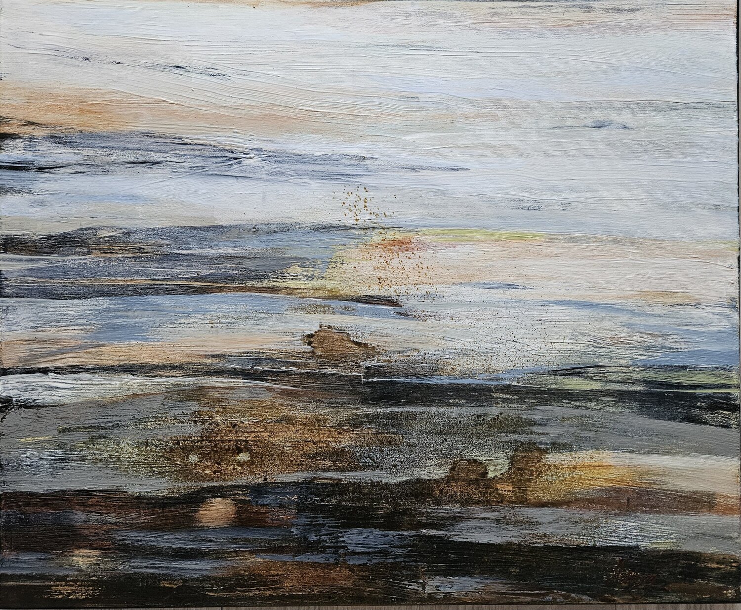 Northen Dawn Tatiana Hellum Original painting for sale