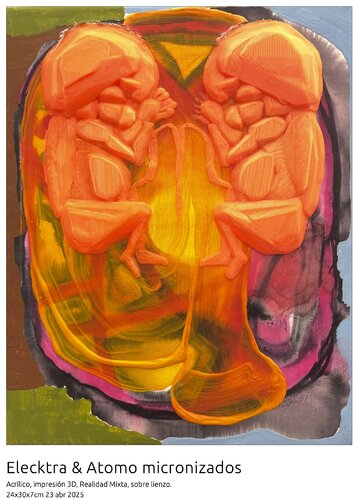 ElecKtra & Atomo micronizados by Pacorrosa Cuevas, Painting for Sale on Select