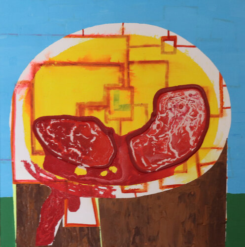 Tronco Chuleta FLUIDA by Pacorrosa Cuevas, Painting for Sale on Select
