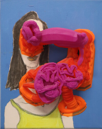 Retrato 3D printed dreams BETA by Pacorrosa Cuevas, Painting for Sale on Select