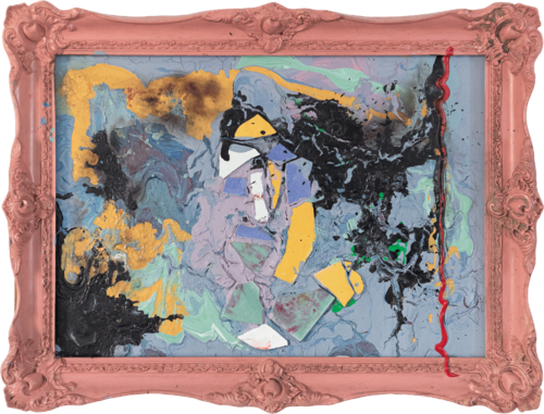 SARS‑CoV‑2 Self-portrait. Acrylic, ceramic, fiberglass and plastic object on canvas  Córdoba 2020  652x823x66mm by Pacorrosa Cuevas, Painting for Sale on Select