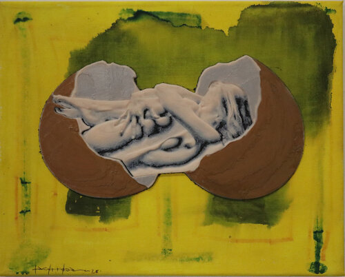 DesnuHuevo GAMMA25 by Pacorrosa Cuevas, Painting for Sale on Select