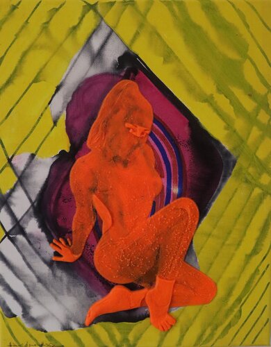 DesnuBurka 25 by Pacorrosa Cuevas, Painting for Sale on Select