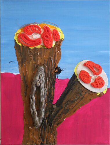TronChulaS Dos by Pacorrosa Cuevas, Painting for Sale on Select