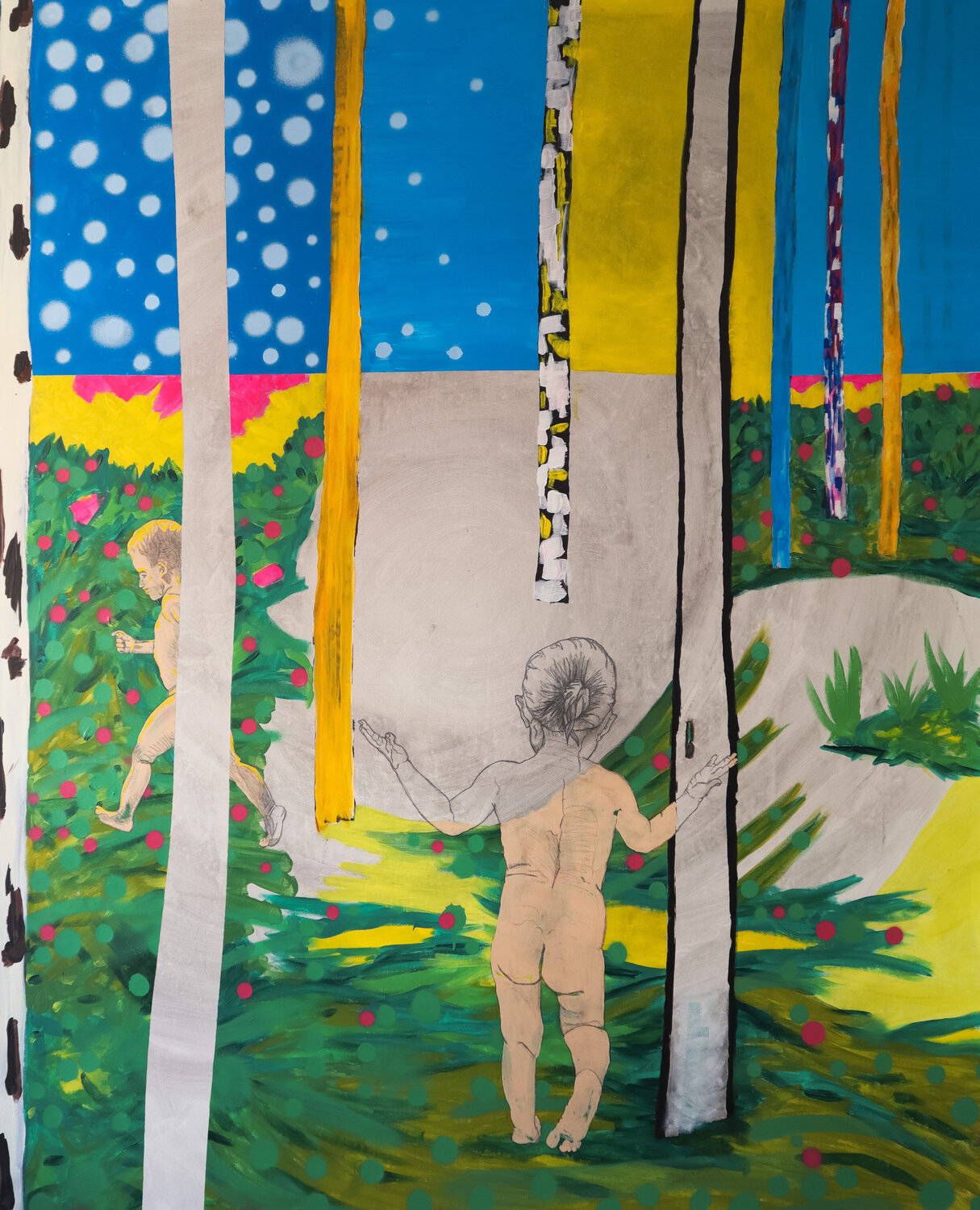 Sueño del 2024 de Elecktra Conectada con el Reino Vegetal SELECCIONADA para  “CIUDAD DE DAIMIEL” XXX CERTAMEN NACIONAL DE PINTURA Pacorrosa Cuevas Original painting for sale