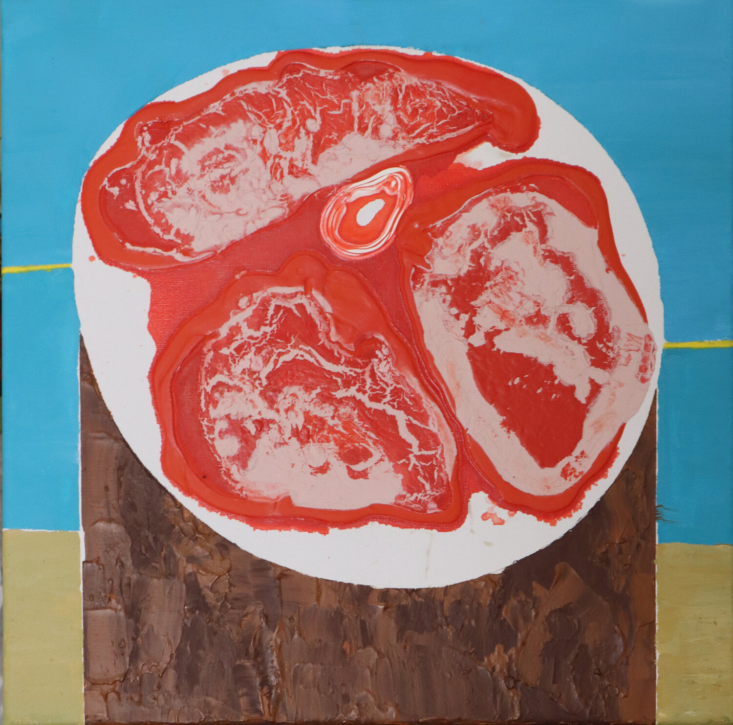 Tronco Chuleta N0843T Pacorrosa Cuevas Original painting for sale