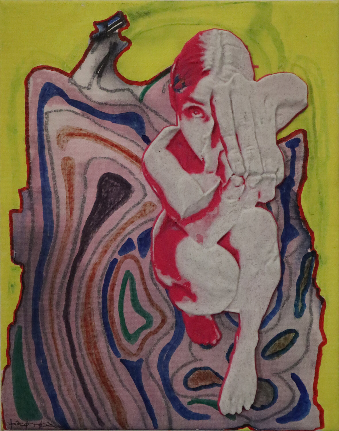 DesnuEscor BETA25 Pacorrosa Cuevas Original painting for sale