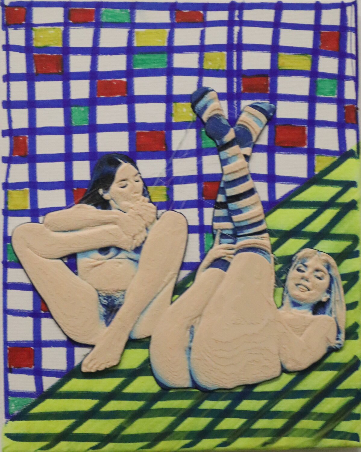 DesnuDUO SelVA25 Pacorrosa Cuevas Original painting for sale