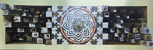 Hidden connections by Stefania Pinsone, Painting for Sale on Select