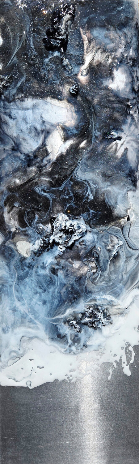 The sound of waves at midnight Stefania Pinsone Original painting for sale
