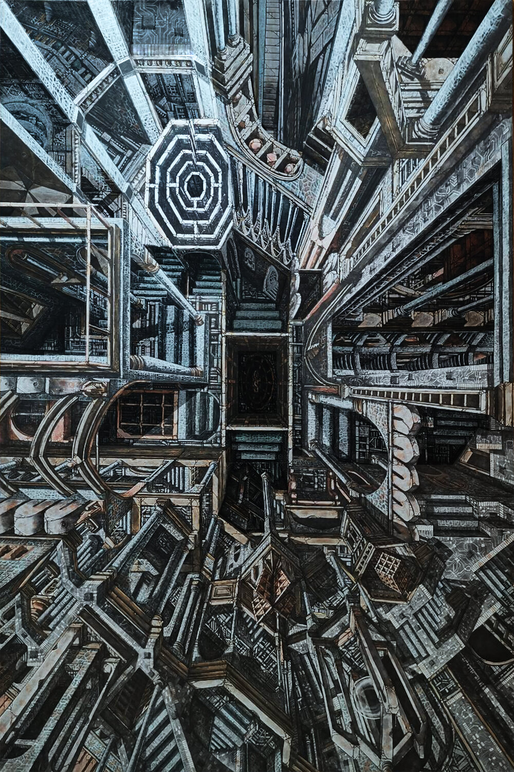 Ambiguous loop Stefania Pinsone Original painting for sale