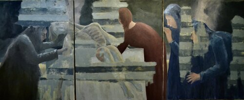 Entombment by Matt Cohen. website:mattcohenpaintings.com, Painting for Sale on Select