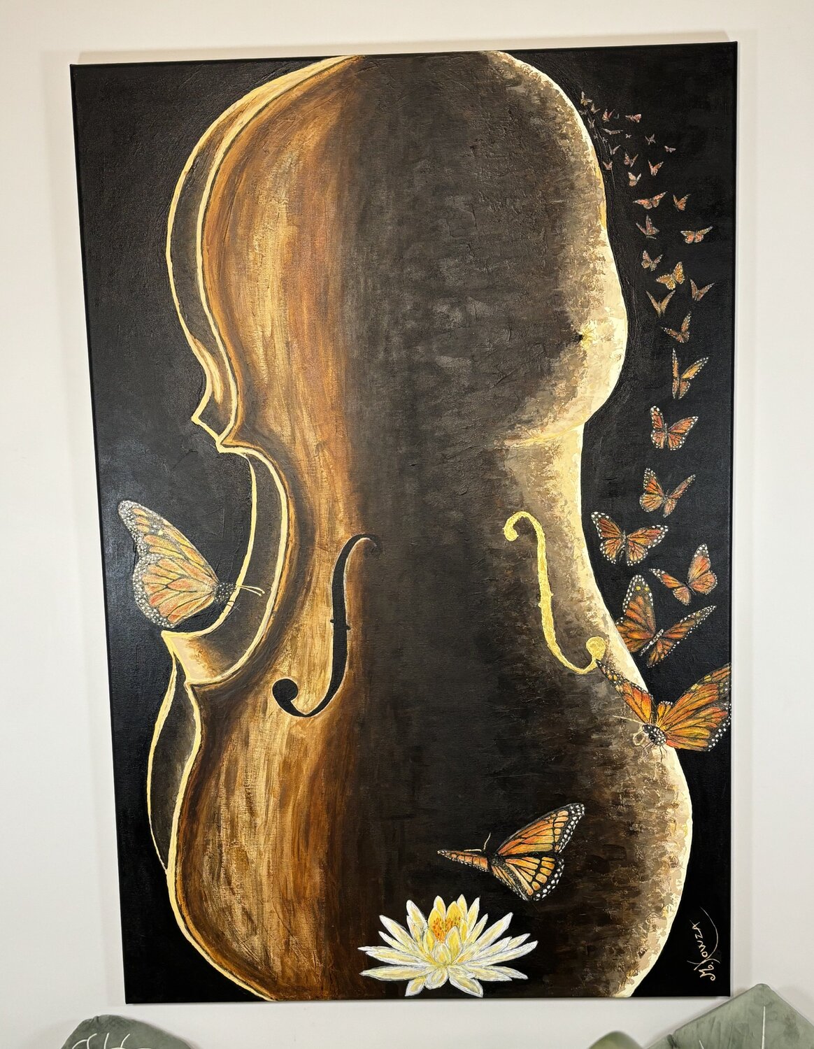 Metamorphosis Malgorzata Kowza Original painting for sale