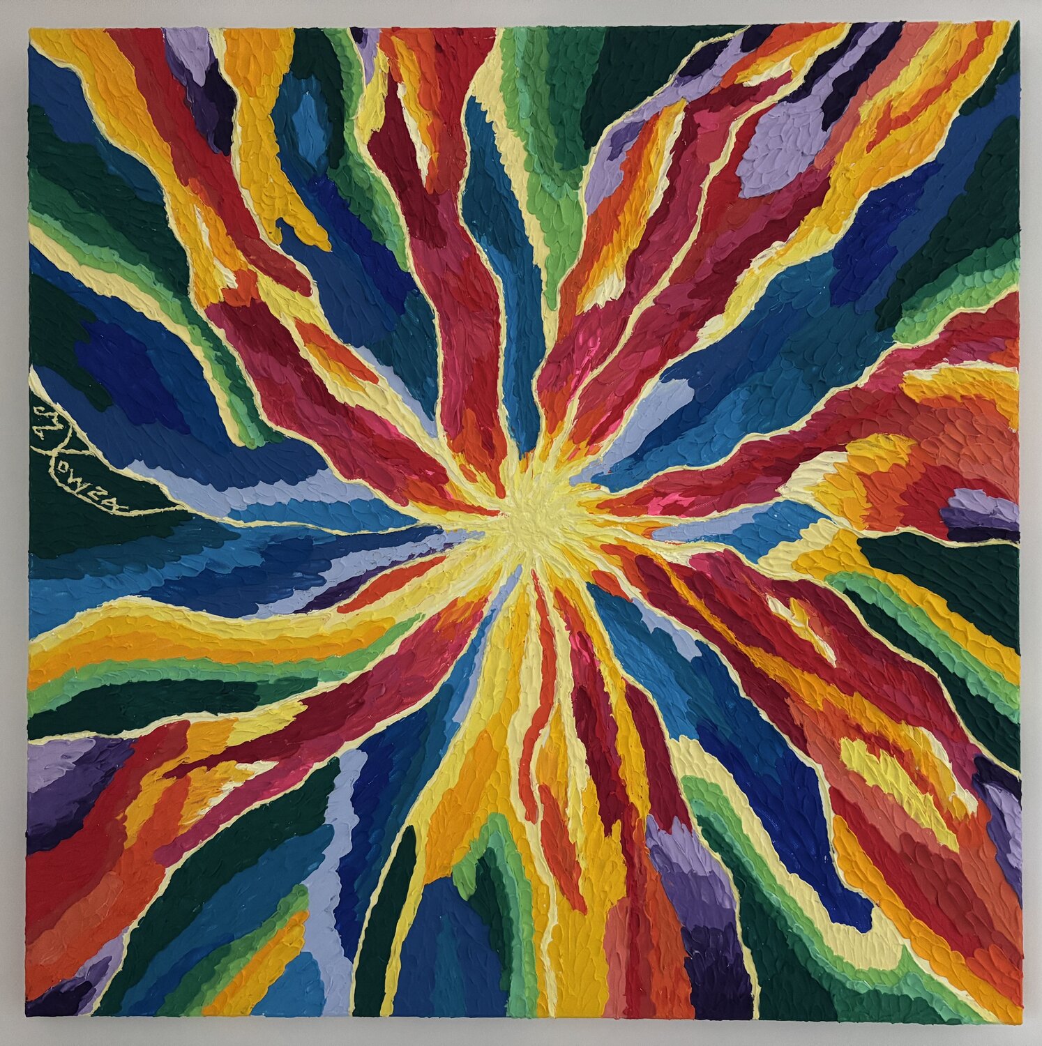 Energy flow Malgorzata Kowza Original painting for sale