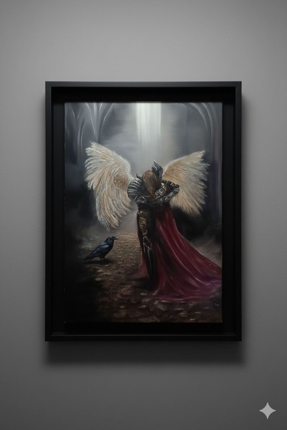 Guardian Raven Dubh Original painting for sale